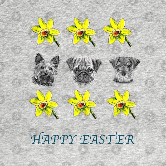 Happy Easter from your favourite dogs by dizzycat-biz